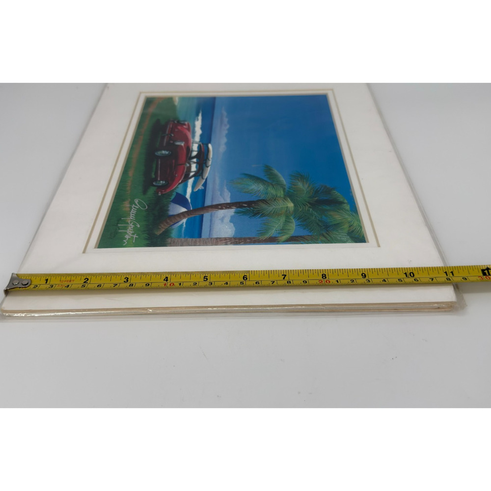 Penny Gupton Life Is Good Watercolor Print Signed 2000 Matted 14x11 W/Certificat - Picture 8 of 9